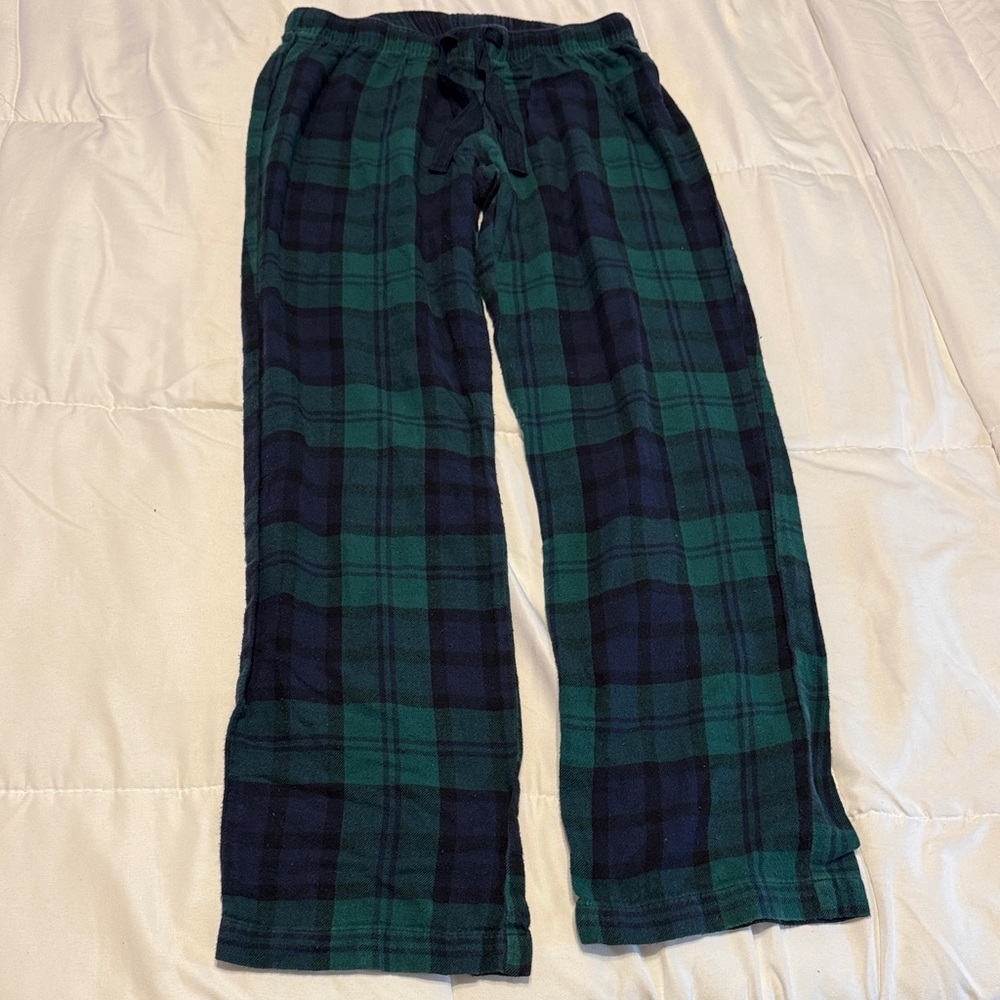 Old Navy Green and Blue Plaid Pants